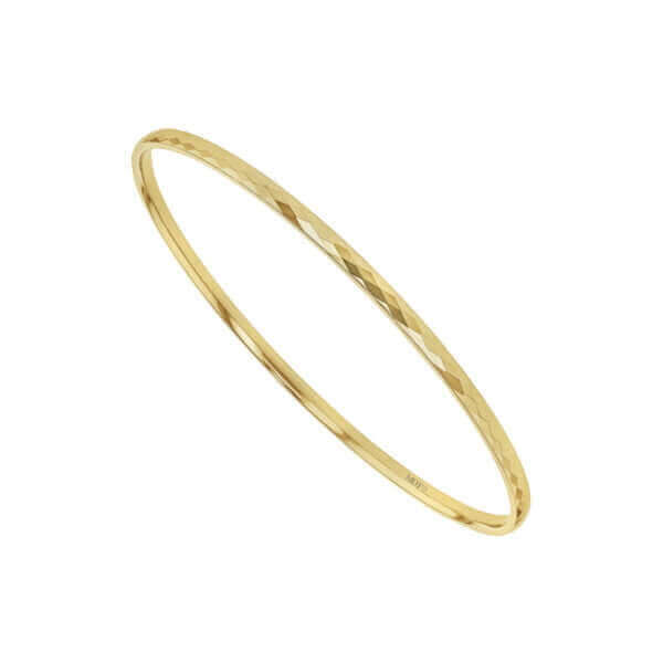 criss cross solid women’s gold bangle