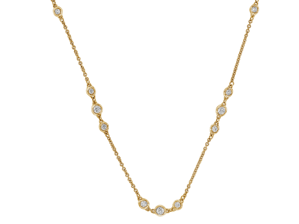 gold paperclip chain necklace