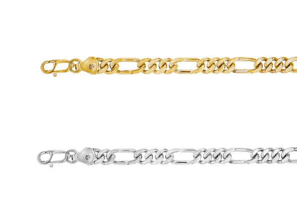 gold anchor men’s bracelet chain c1130