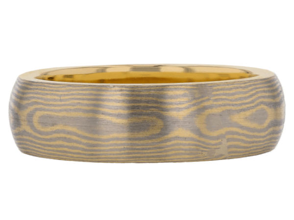 mokume gane gold wedding ring c700 5