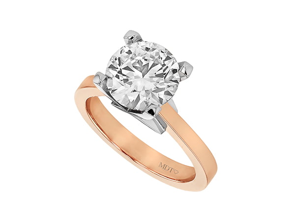 unique x diamond solitaire ring c261