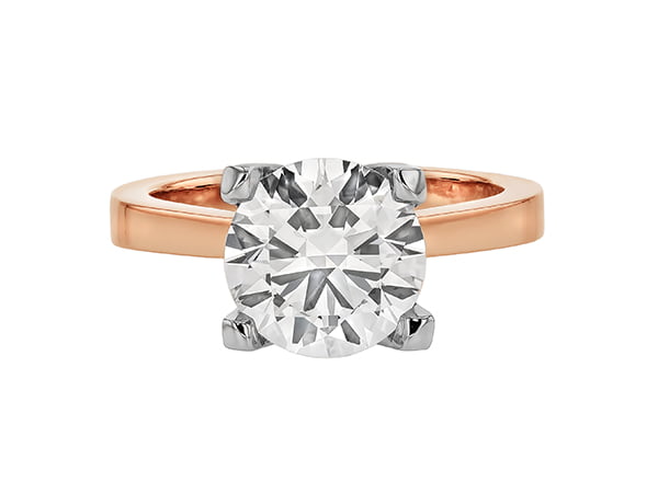 unique x diamond solitaire ring c261