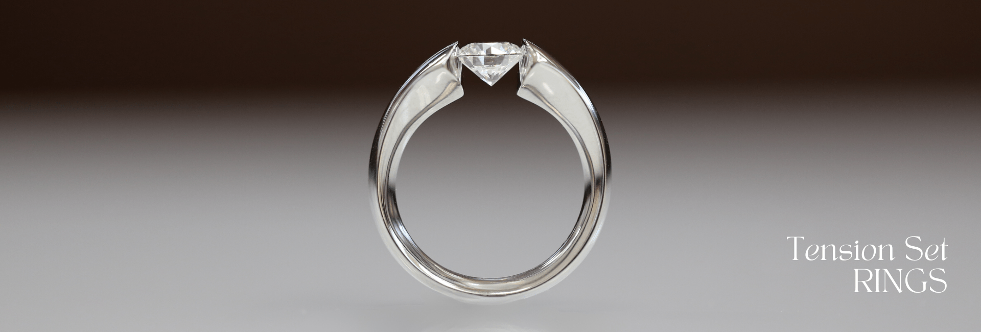 handmade tension set diamond engagement rings melbourne