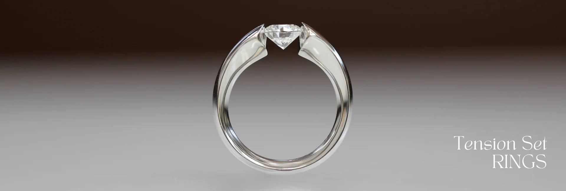 handmade tension set diamond engagement rings melbourne