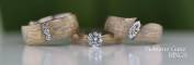 handmade mokume gane and diamond engagement rings melbourne