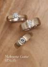 mokume gane diamond rings